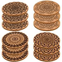 Los mejores  - AIEX Set Posavasos de Cerveza Drinks Coasters Copa Bebidas Holder Mat para Decoración